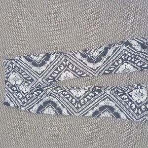 Black and white kids paisley pants